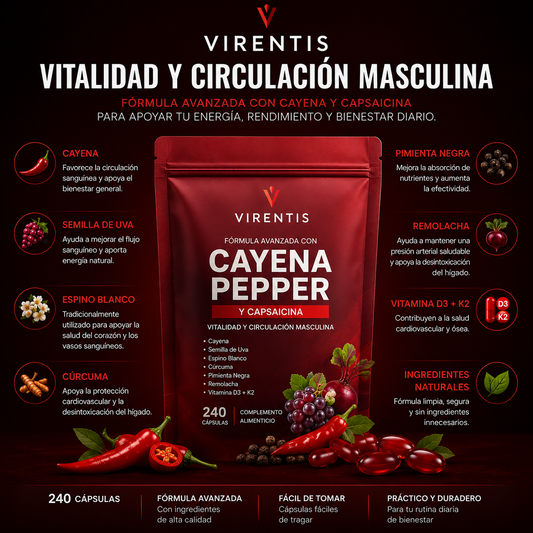 VIRENTIS™ | Vitalidad Masculina y Circulación Natural
